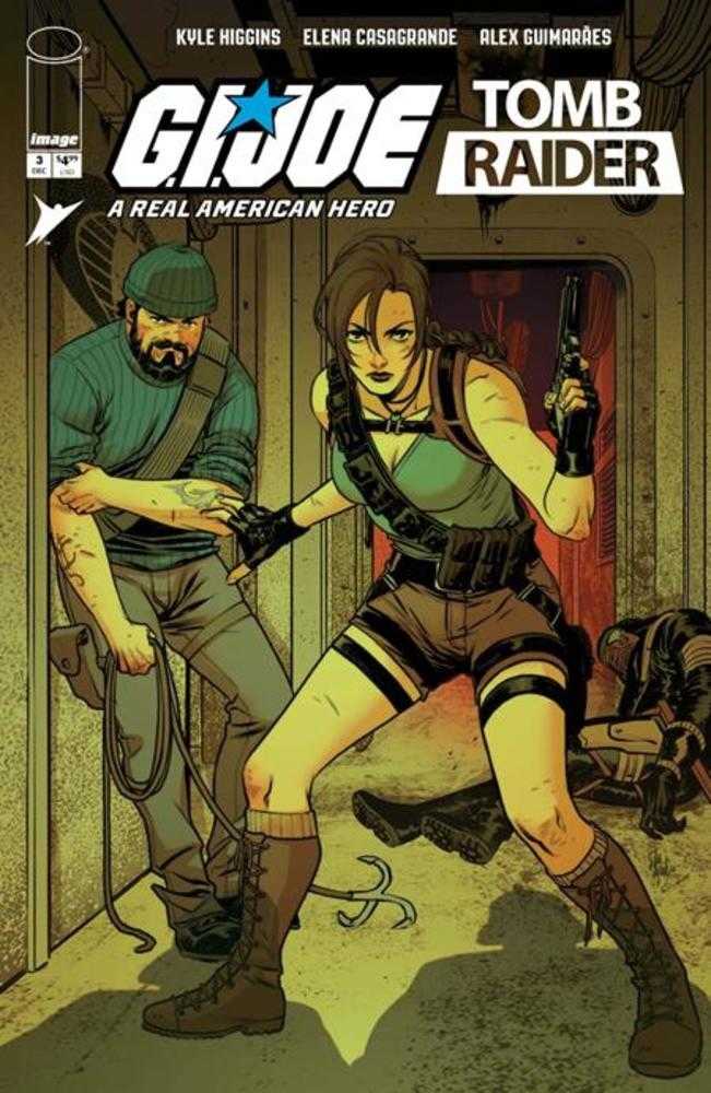G.I. Joe A Real American Hero Tomb Raider #3 (Of 5) Cover A Elena Casagrande & Alex Guimaraes
